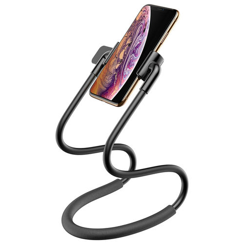 Baseus Neck Mounted / Flexible Lazy Arm / Bracket Holder for Phone / Tablet - Black